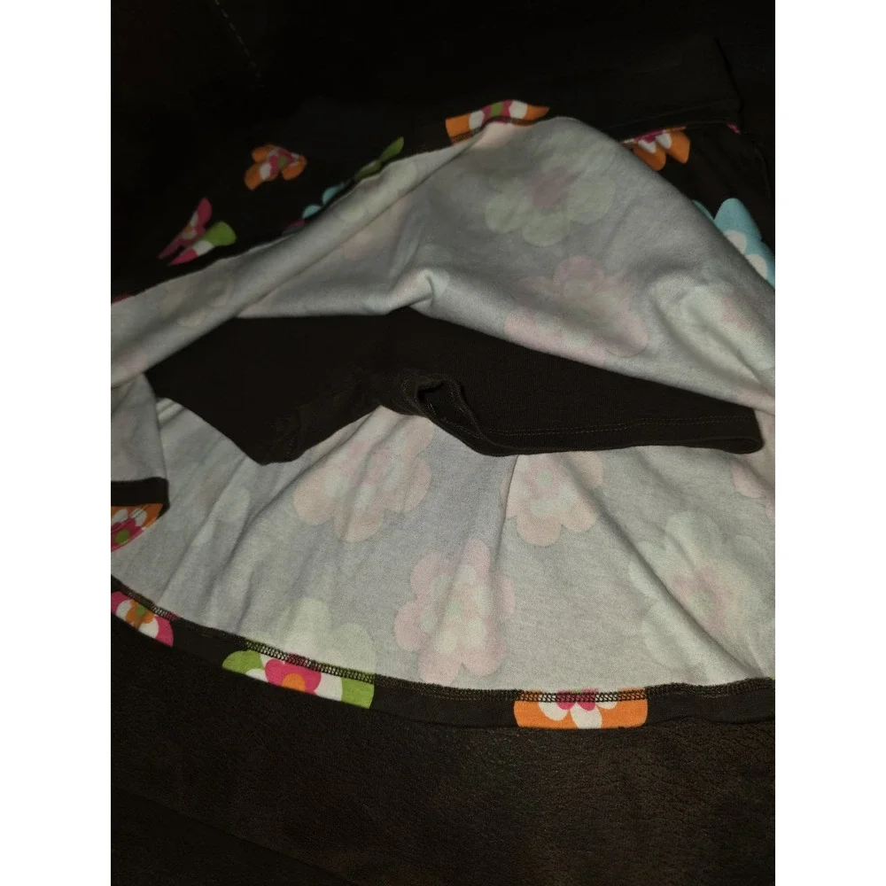 Gymboree growing flowers floral brown skort size 10‎